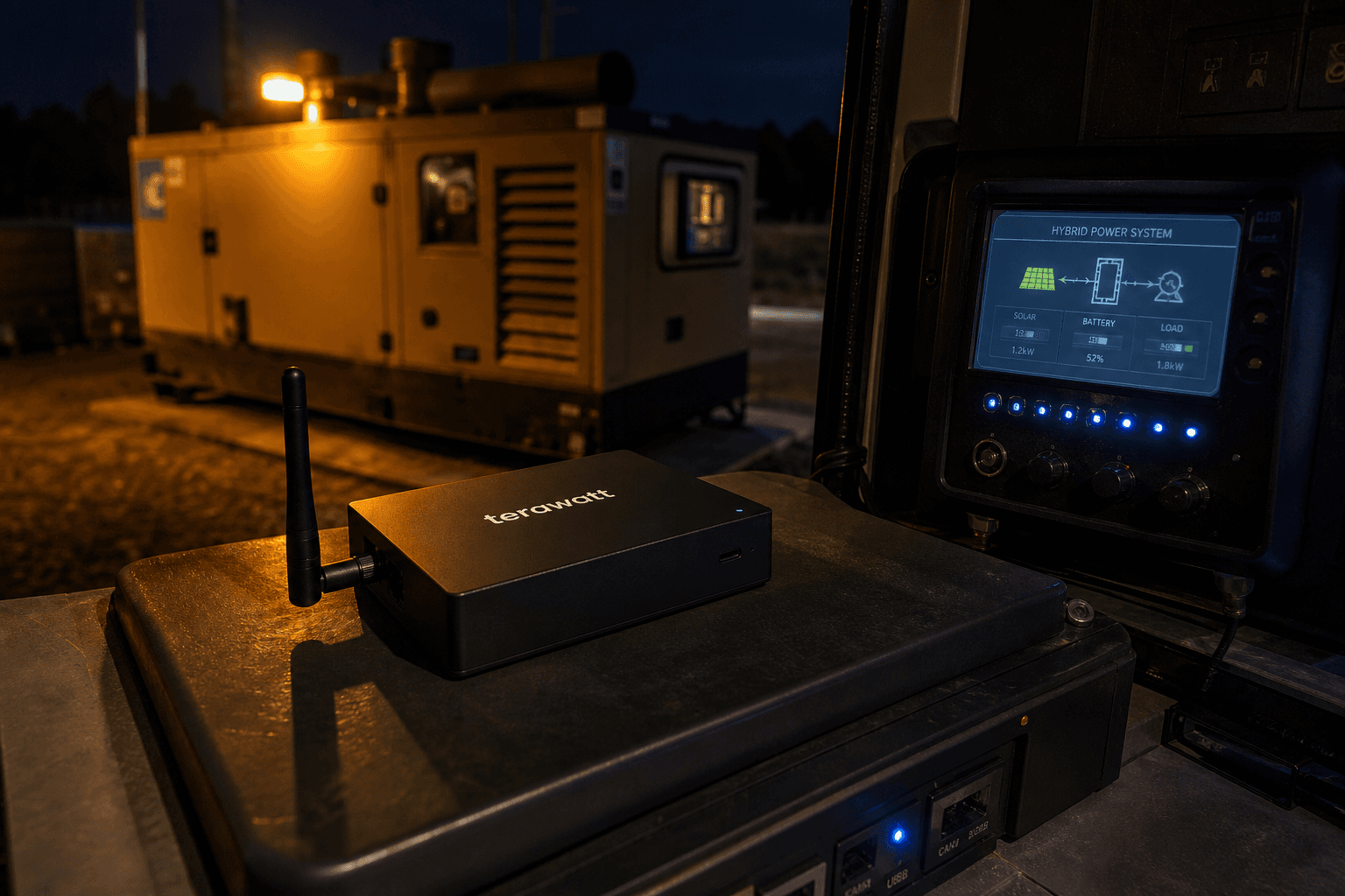 Hybrid generator sites