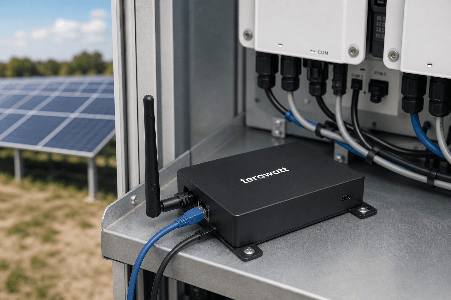 Utility-scale solar